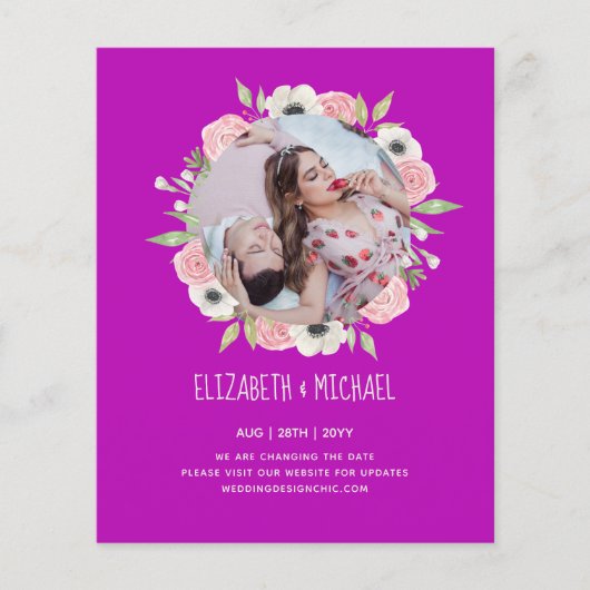 BUDGET FOTO WEDING WIJZIGING VAN DE DATUM (Voorkant)