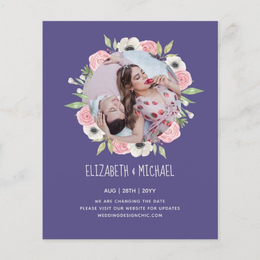 BUDGET FOTO WEDING WIJZIGING VAN DE DATUM (Voorkant)