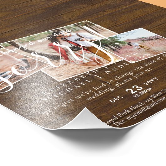 Budget FOTO Wijziging van de plannen Nieuwe datum  Foto Afdruk (Hoek)