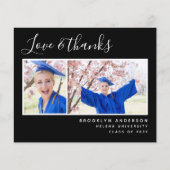 Budget Foto zwart Afstuderen - Hartelijk dank (Voorkant)