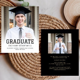 Budget Foto Zwart Goud Sportief Afstudeerder Aanko