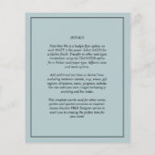 BUDGET Fotobedekking Zee Glass Sage Weddenschap Ui Flyer (Achterkant)