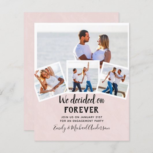 BUDGET FOTOBRUILOFT OFFERTE UITNODIGINGEN - ELKE K (Voorkant / Achterkant)