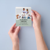 BUDGET FOTOBRUILOFT UITNODIGING - elke kleur Flyer (Hand)