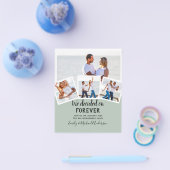BUDGET FOTOBRUILOFT UITNODIGING - elke kleur Flyer (Enkel)