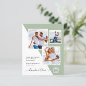 Budget Fotobruiloft Uitnodiging Opslagdatum QR-cod (Staand voorkant)