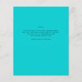 BUDGET Fotobruiloft Uitnodiging Opslagdatum QR-cod Flyer (Achterkant)