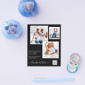 BUDGET Fotobruiloft Uitnodiging Opslagdatum QR-cod Flyer (Enkel)