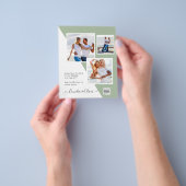 Budget Fotobruiloft Uitnodiging Opslagdatum QR-cod Flyer (Hand)