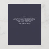 BUDGET Fotobruiloft Uitnodiging Opslagdatum QR-cod Flyer (Achterkant)