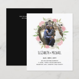 BUDGET FOTOBRUILOFT UITNODIGINGEN - Bloemenkrans