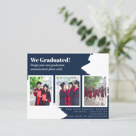 BUDGET Fotocollage EINDAANVRAAG Kaarten (Staand voorkant)