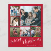 Budget fotocollage Kerstkaart Flyer (Voorkant)