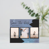 BUDGET Fotocollage Opslagdatum Huwelijk Modern (Staand voorkant)