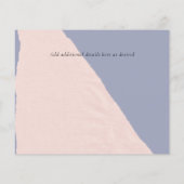 BUDGET Fotocollage Opslagdatum Modern Abstract Flyer (Achterkant)