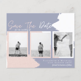 BUDGET Fotocollage Opslagdatum Modern Abstract Flyer