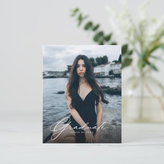 BUDGET Fotocollage QR-code Afstudeerfeest (Staand voorkant)