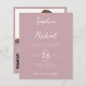 Budget Fotogegevens QR Website Dusty Roos Weddensc (Voorkant / Achterkant)