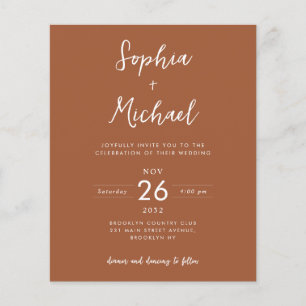 Budget Fotogegevens QR Website Terracotta Weddendi