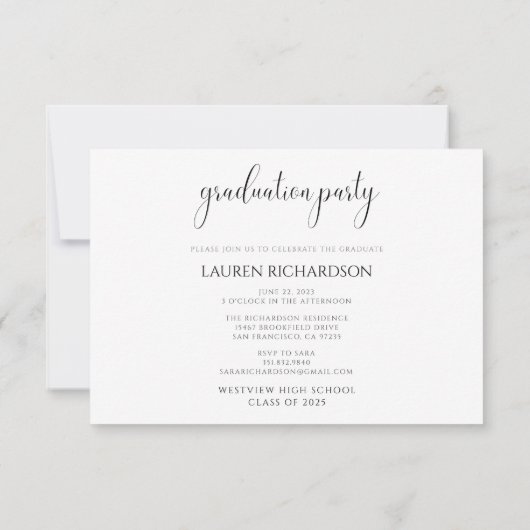 Budget fotograaf Partij zwart-wit Kaart (Achterkant)