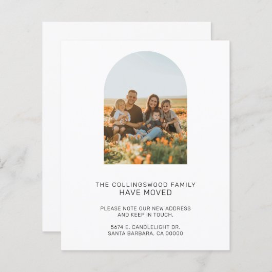 Budget fotograaf We hebben papieren blad verplaats (Voorkant / Achterkant)