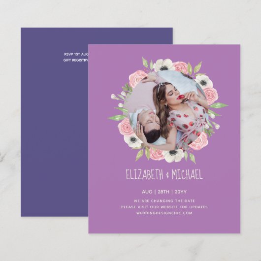 BUDGET FOTOGRAFIE TROUWEN DATA VERZETTEN Bloemen (Voorkant / Achterkant)