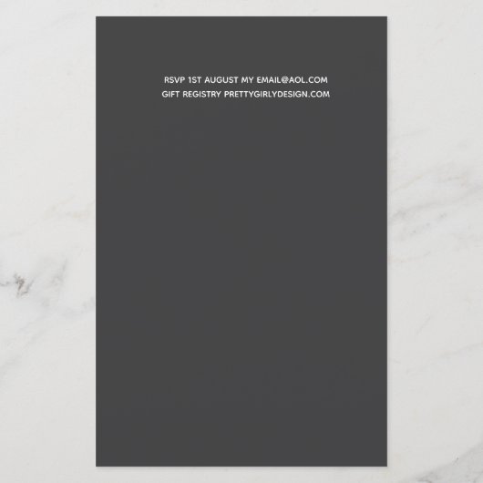 BUDGET FOTOGRAFIE TROUWEN DATA VERZETTEN Bloemen (Achterkant)