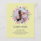 BUDGET FOTOHUWELIJK DATUM VERANDEREN Bloemen (Voorkant)