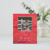 BUDGET FOTOHUWELIJK DATUMS BESPAREN - Boho Abstrac (Staand voorkant)