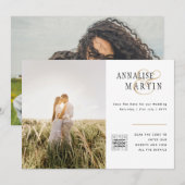 BUDGET FOTOHUWELIJK QR CODE SPAR DATUM KAART (Voorkant / Achterkant)