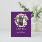 BUDGET FOTOHUWELIJKSAANKONDIGINGEN - Bloemenkrans (Staand voorkant)