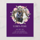 BUDGET FOTOHUWELIJKSAANKONDIGINGEN - Bloemenkrans (Voorkant)