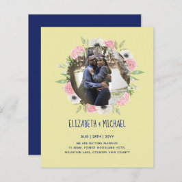 BUDGET FOTOHUWELIJKSAANKONDIGINGEN - Bloemenkrans