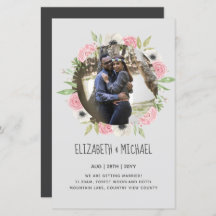 BUDGET FOTOHUWELIJKSAANKONDIGINGEN - Bloemenkrans