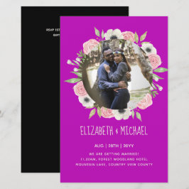 BUDGET FOTOHUWELIJKSAANKONDIGINGEN - Bloemenkrans