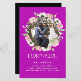 BUDGET FOTOHUWELIJKSAANKONDIGINGEN - Bloemenkrans