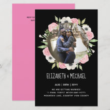 BUDGET FOTOHUWELIJKSUITNODIGINGEN - Bloemenkrans