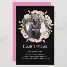 BUDGET FOTOHUWELIJKSUITNODIGINGEN - Bloemenkrans