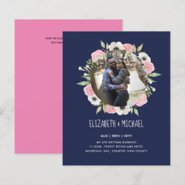 BUDGET FOTOHUWELIJKSUITNODIGINGEN - Bloemenkrans