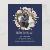 BUDGET FOTOHUWELIJKSUITNODIGINGEN - Bloemenkrans (Voorkant)