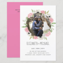 BUDGET FOTOHUWELIJKSUITNODIGINGEN - Bloemenkrans