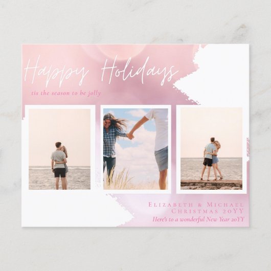 BUDGET FOTOKAARTEN MET KERST - Foto Collage Stedel Flyer (Voorkant)