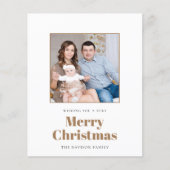 BUDGET Fotokalender 2024 Vrolijke Kerst Kaart (Voorkant)