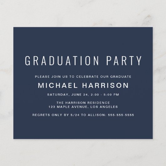 Budget Fotomasters Gradua Blue Graduparty (Achterkant)