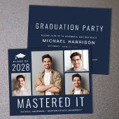 Budget Fotomasters Gradua Blue Graduparty