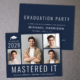 Budget Fotomasters Gradua Blue Graduparty