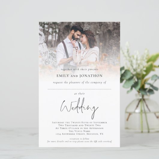 Budget Fotoruimte voor gastnaam QR Weddenschap (Staand voorkant)