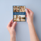 Budget foto's marineslag bruiloft Hartelijk dank Flyer (Hand)