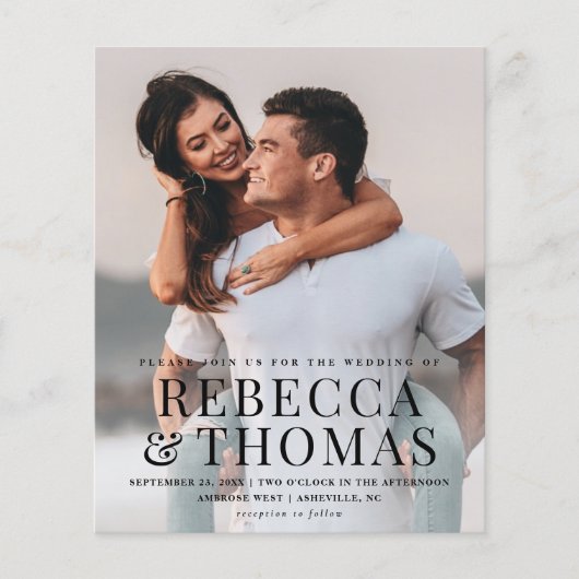 Budget Fototype Overlay Weddenschap (Voorkant)