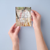 Budget FOTOVERLOOP Huwelijksuitnodiging Flyer (Hand)